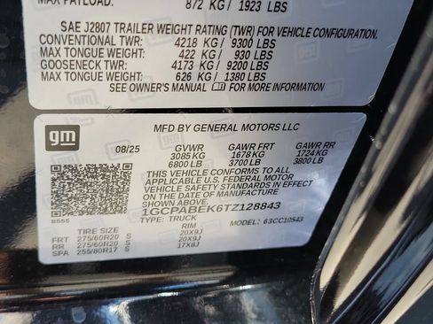 Used 2026 Chevrolet Silverado 1500 Custom RWD image 32