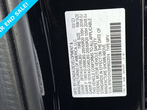 Used 2023 Honda Pilot Sport image 28