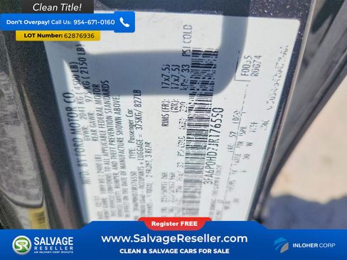 Used 2018 Ford Fusion SE w/ Fusion SE Technology Package FWD image 16