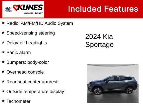 Used 2024 Kia Sportage LX AWD/4WD image 3