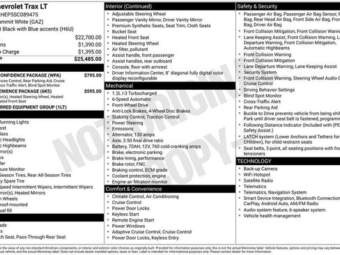 Used 2025 Chevrolet Trax LT w/ Driver Confidence Package FWD image 5
