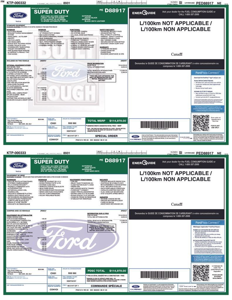Used 2023 Ford F450 Lariat w/ FX4 Off-Road Package AWD/4WD image 24