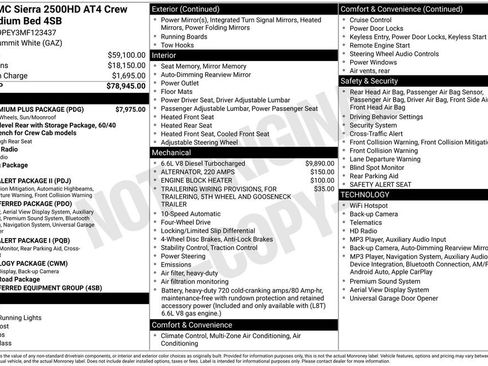 Used 2021 GMC Sierra 2500 AT4 w/ AT4 Premium Plus Package AWD/4WD image 35