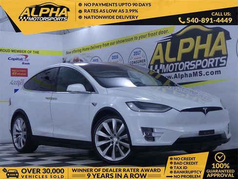 Used 2017 Tesla Model X 100D AWD/4WD image 1