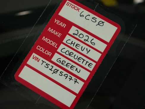 New 2026 Chevrolet Corvette Stingray Coupe w/ Z51 Performance Package image 26