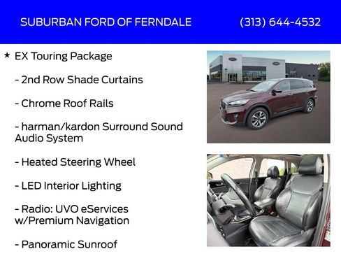 Used 2019 Kia Sorento EX w/ EX Touring Package AWD/4WD image 4