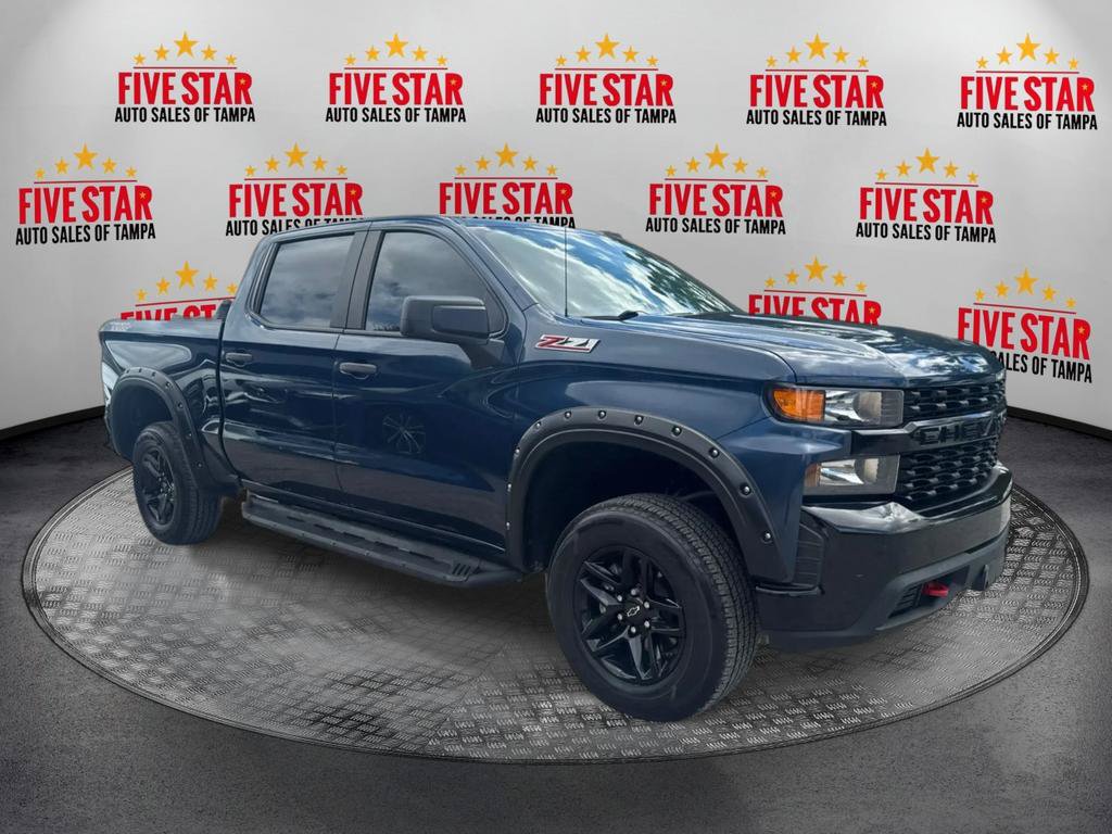 Used 2021 Chevrolet Silverado 1500 Custom Trail Boss w/ LPO, Dark Essentials Package AWD/4WD image 1