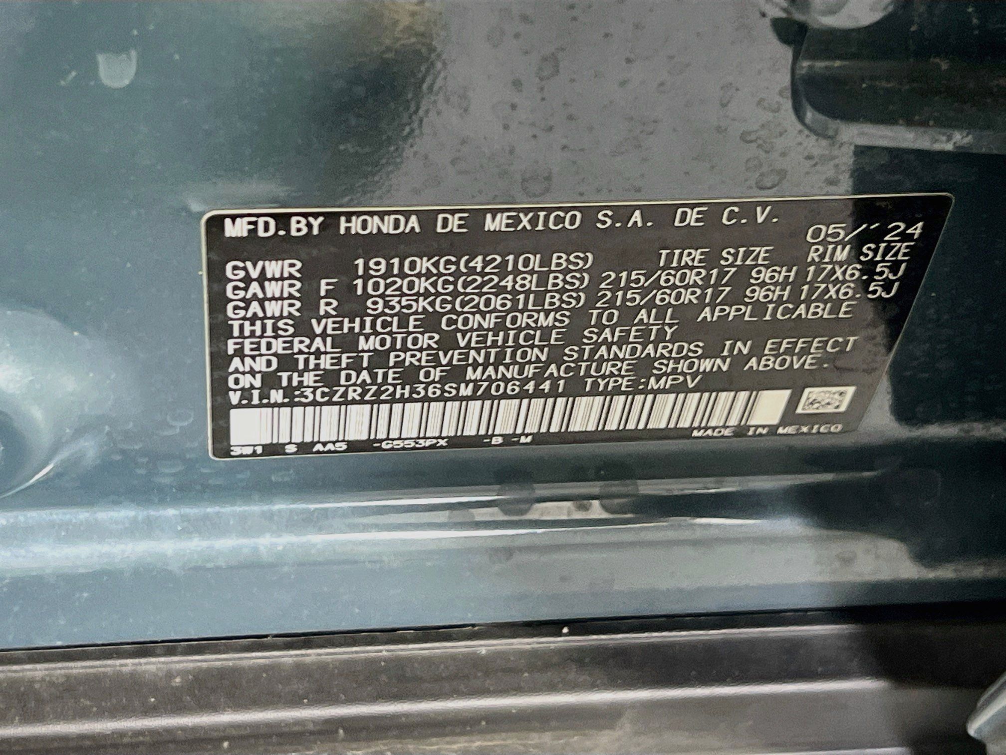 Used 2025 Honda HR-V LX image 29