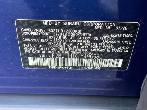 New 2026 Subaru Outback Touring image 27