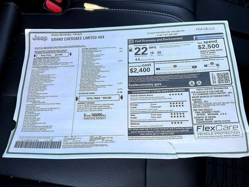 New 2025 Jeep Grand Cherokee Limited w/ Luxury Tech Group II image 23