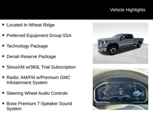 Used 2025 GMC Sierra 3500 Denali w/ Denali Reserve Package AWD/4WD image 9