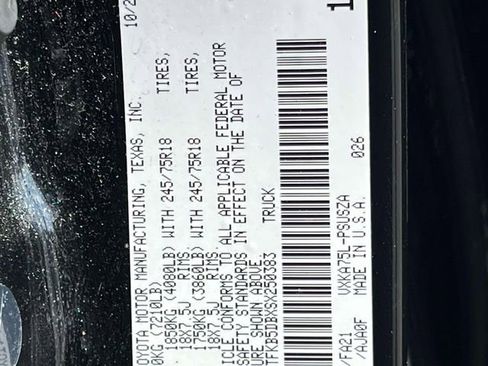 Used 2025 Toyota Tundra SR w/ SR Tow Package image 21