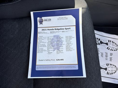 Used 2021 Honda Ridgeline Sport image 27
