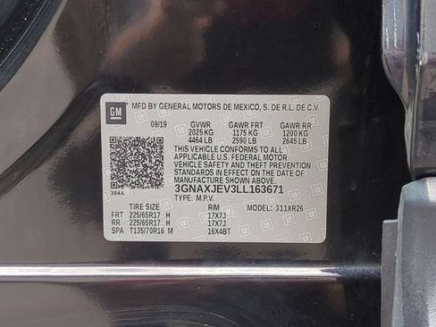 Used 2020 Chevrolet Equinox LT w/ Driver Convenience Package FWD image 33