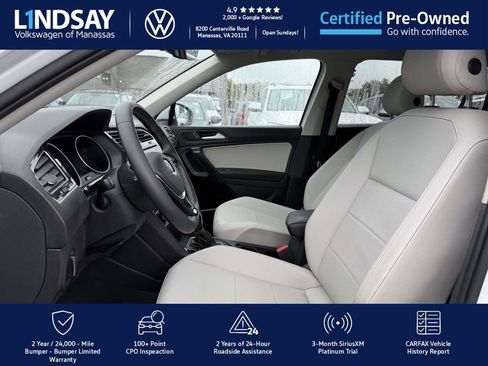 Certified 2021 Volkswagen Tiguan SE w/ Panoramic Sunroof Package image 10