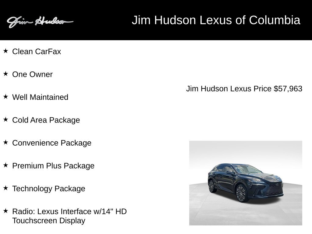 Certified 2024 Lexus RX 350 Premium Plus w/ Convenience Package FWD image 3