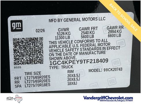 New 2026 Chevrolet Silverado 2500 LTZ w/ Trail Boss Package AWD/4WD image 22