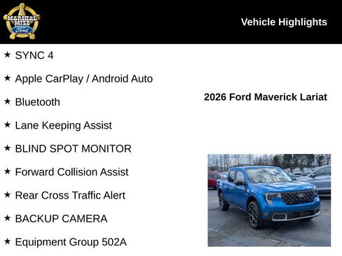 New 2026 Ford Maverick Lariat AWD/4WD image 2