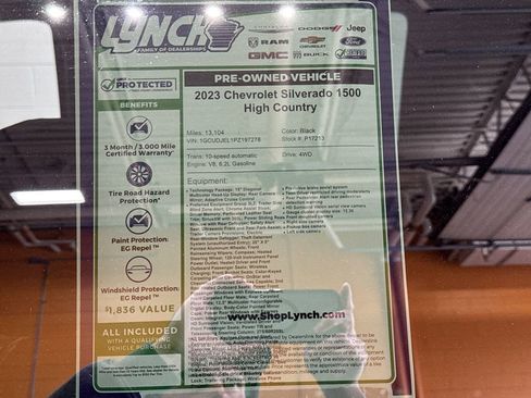 Used 2023 Chevrolet Silverado 1500 High Country w/ High Country Premium Package image 46