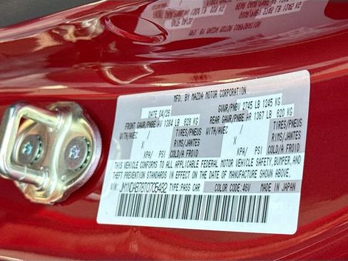 New 2026 MAZDA MX-5 Miata Sport w/ Interior Package RWD image 23