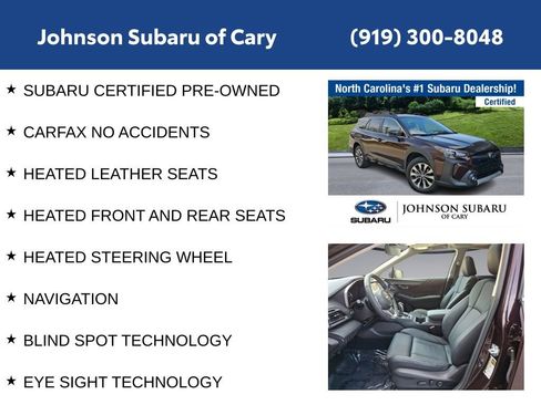 Certified 2025 Subaru Outback Limited image 6