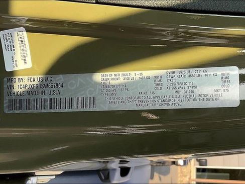 New 2025 Jeep Wrangler Unlimited Rubicon image 13