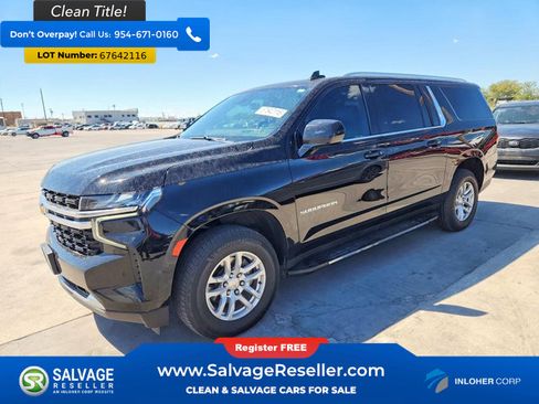 Used 2021 Chevrolet Suburban LS RWD image 1