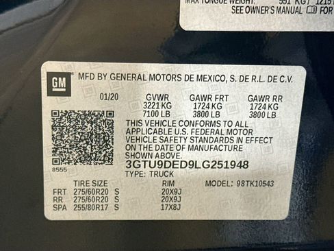 Used 2020 GMC Sierra 1500 SLT w/ SLT Premium Plus Package image 33