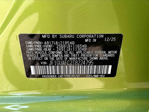 New 2026 Subaru Impreza 2.0i Sport image 18