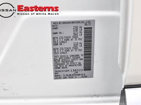 Used 2023 Nissan Murano SL w/ SL Moonroof Package image 38