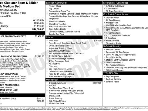 Used 2021 Jeep Gladiator Sport AWD/4WD image 5