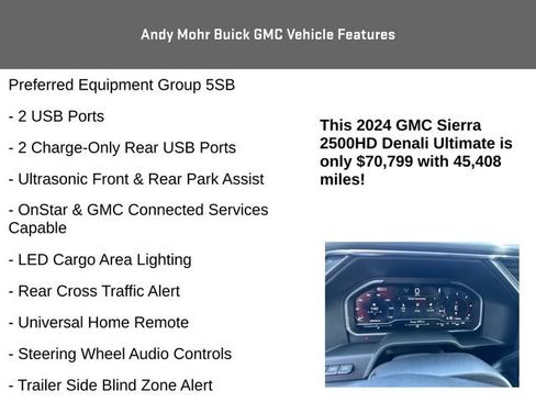 Used 2024 GMC Sierra 2500 Denali Ultimate AWD/4WD image 12