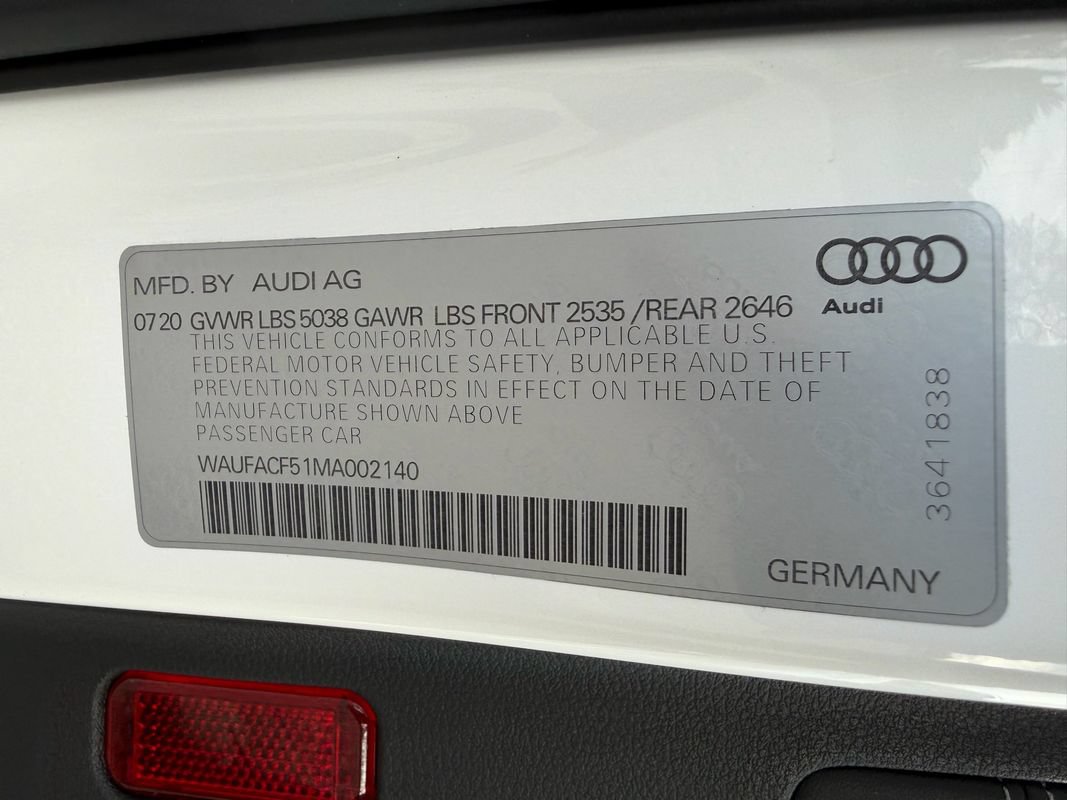 Used 2021 Audi A5 2.0T Premium Plus w/ Premium Plus AWD/4WD image 53
