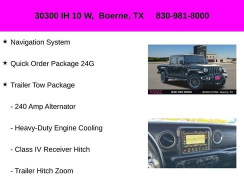Used 2022 Jeep Gladiator Overland w/ Popular Equipment Package AWD/4WD image 10