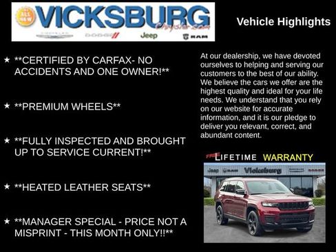 Used 2023 Jeep Grand Cherokee L Laredo AWD/4WD image 13