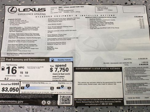 Used 2021 Lexus GX 460 Premium AWD/4WD image 97