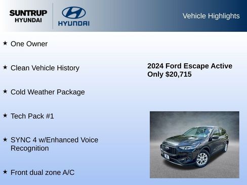 Used 2024 Ford Escape Active w/ Tech Pack #1 image 8