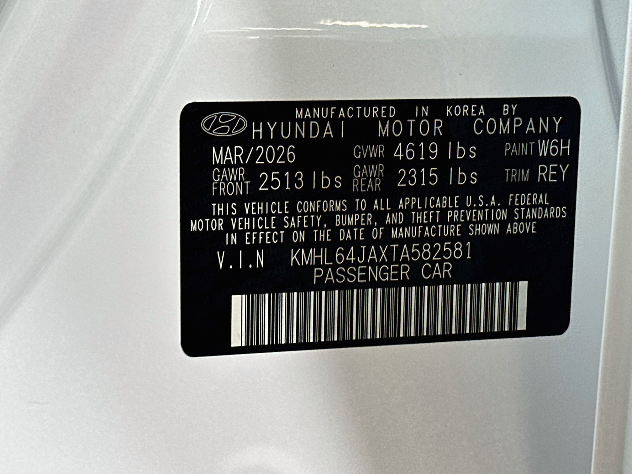 New 2026 Hyundai Sonata SEL AWD/4WD image 29