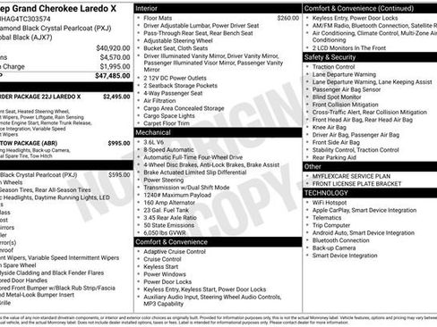 New 2026 Jeep Grand Cherokee Laredo X AWD/4WD image 32