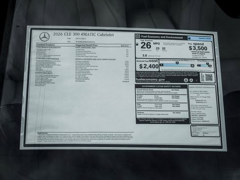 New 2026 Mercedes-Benz CLE 300 4MATIC Cabriolet image 28