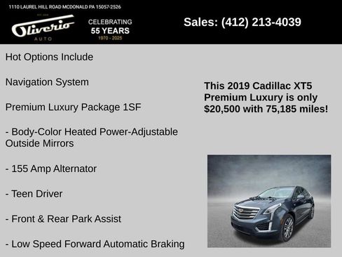 Used 2019 Cadillac XT5 Premium Luxury image 5
