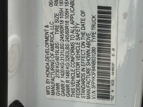 Used 2022 Honda Ridgeline Black Edition image 34