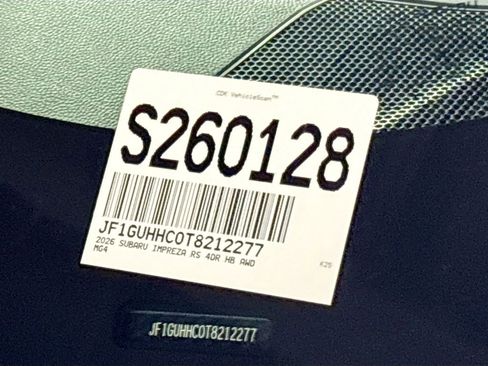 New 2026 Subaru Impreza RS image 25