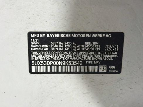 Used 2022 BMW X3 xDrive30i w/ Premium Package 2 AWD/4WD image 35