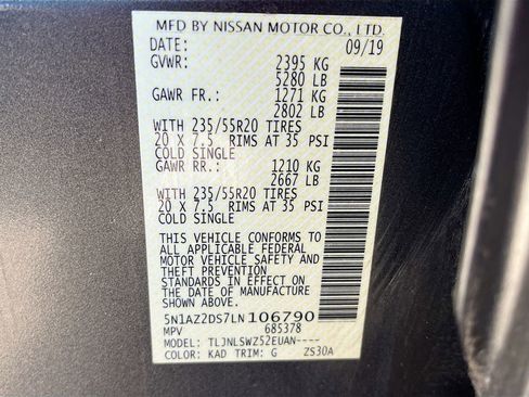 Used 2020 Nissan Murano Platinum image 31