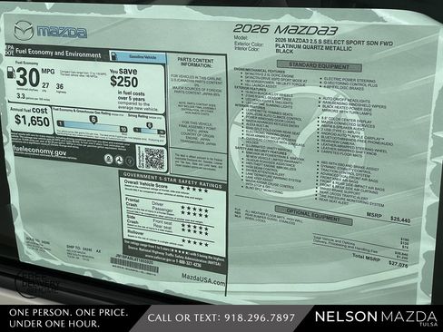 New 2026 MAZDA MAZDA3 s Sport image 16