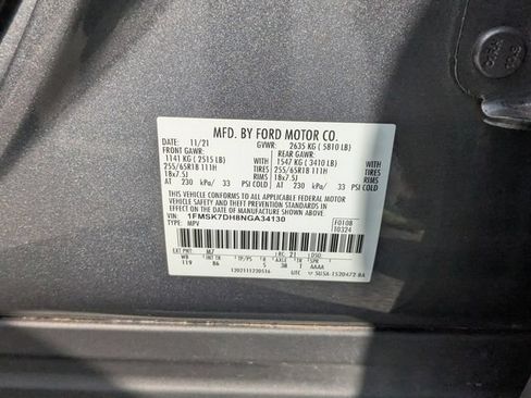 Certified 2022 Ford Explorer XLT RWD image 30