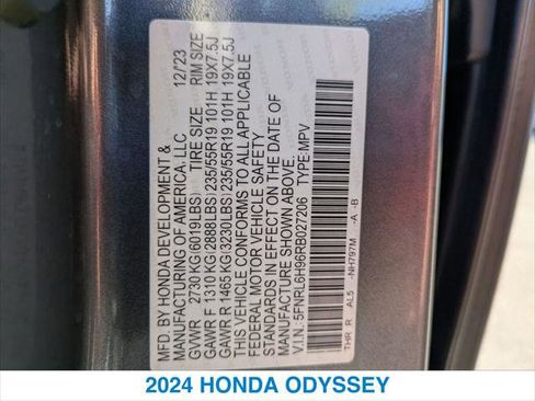 Used 2024 Honda Odyssey Elite image 26