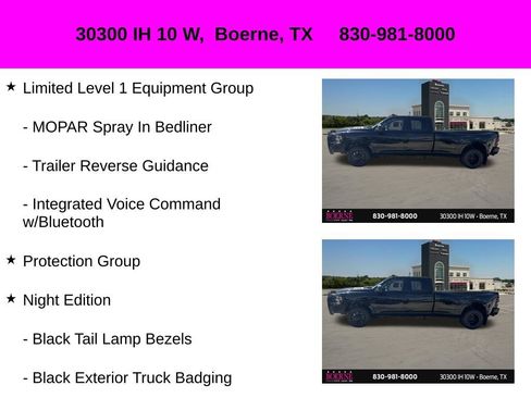 Used 2024 RAM 3500 Limited w/ Night Edition AWD/4WD image 20