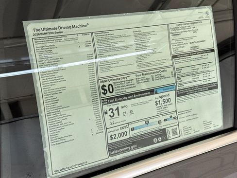 Used 2026 BMW 330i Sedan w/ Premium Package RWD image 29